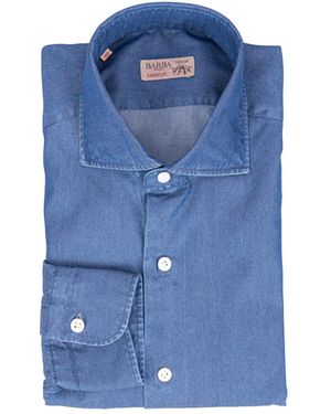 Barba Napoli Barba Shirts Denim - Blue