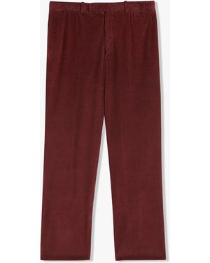 Doppiaa Aamedeus Cotton Corduroy Trousers - Red