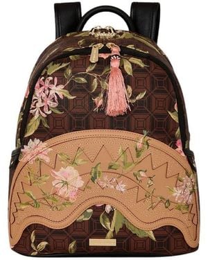 Sprayground Ai Henny Floral Savage Backpack - Brown