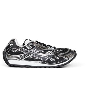 Bottega Veneta And Lightweight Technical Fabric And Mesh Orbit Trainers - White
