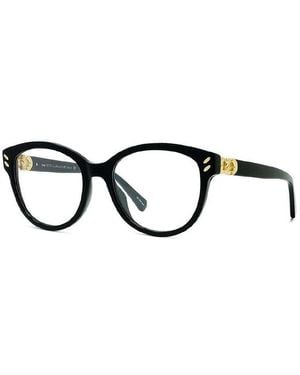 Stella McCartney Eyeglasses Square Full Rim, - Frame And Clear Demo Lenses Lens Sc50006I001 - Black
