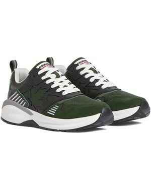 DSquared² Dash Logo Lace-Up Sneakers - Green