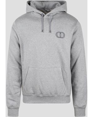 Dior Cd Icon Hooded Sweatshirt - Grey