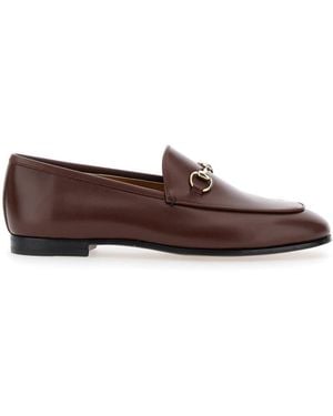 Gucci Loafers Jordan Leather Calfskin - Brown
