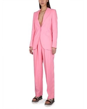 Stella McCartney Carrot Fit Pants Viscose Pants - Pink
