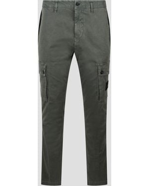 Stone Island Slim Cargo Pants - Gray