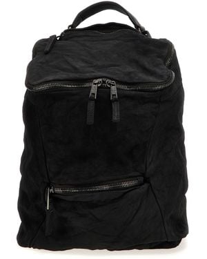 Giorgio Brato Leather Backpack - Black