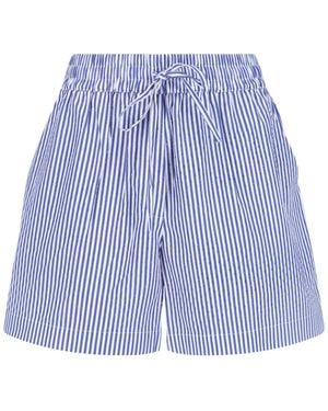P.A.R.O.S.H. Striped Shorts - Blue