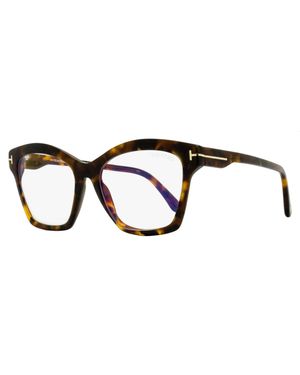 Tom Ford Square Block Eyeglasses Tf5965B 052 53Mm Ft5965 Plastic (Acetate) - Black