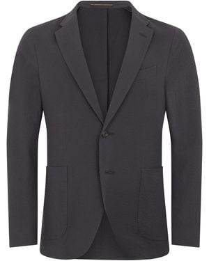 Slowear Jacket Single-Breasted Cotton Suit & Dinner - Black