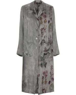 Avant Toi Coats Silk Elastane - Gray