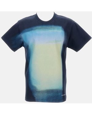 Givenchy Cotton T-Shirt With Print - Blue