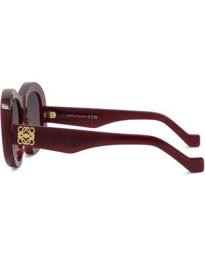 Loewe Lw40181I Anagram 66Z Rosso Acetate Occhiali Da Vista - Red