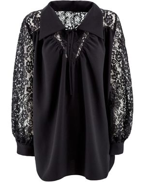 CO|TE Victoria Lace Shirt - Black