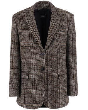 Le Plain Single-Breasted Jacket Blazers - Black