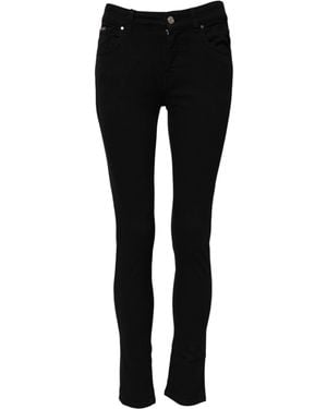 Dolce & Gabbana Skinny Cotton Mid Waisted Denim Jeans Elastane Clothing - Black