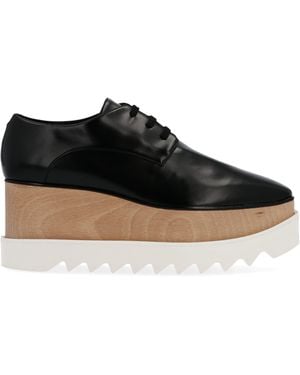 Stella McCartney 'Elyse’ Lace Up Wedges - Black