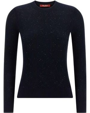 Max Mara Marabu Jumper Silk Jumper, Cardigans - Blue