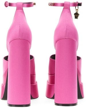 Versace Versace Medusa Platform Sandal - Pink