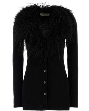 Blumarine Wool Cardigan - Black