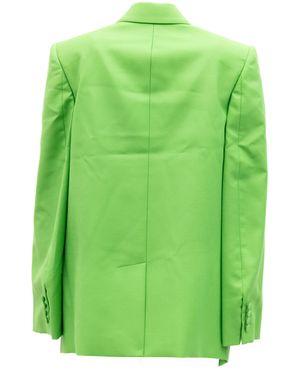 McQueen Wool Blazer Clothing - Green