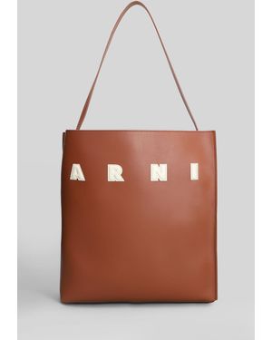 Marni Hobo Museo Tote - Brown