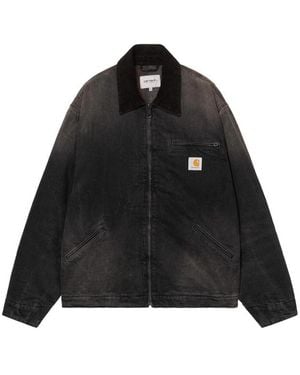 Carhartt Detroit Jacket Cotton Denim - Black