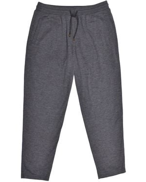 Brunello Cucinelli Dark Cashmere Joggers - Grey