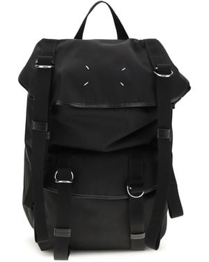 Maison Margiela High Tech Medium Backpack Nylon - Black