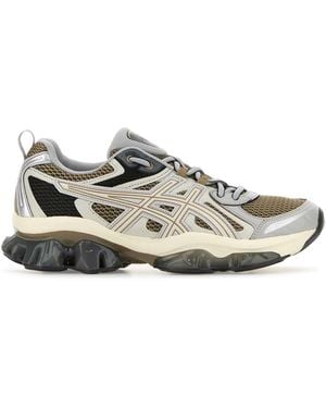 Asics Mesh And Rubber Gel Quantum Kinetic Trainers - White