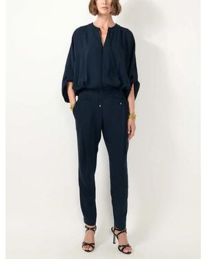 Barbara Bui Barbara Bui Wide-Leg Fluid Jumpsuit - Blue