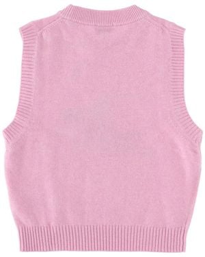Ganni Gilet Waistcoats & Gilets - Pink