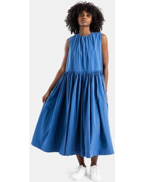 Casey Casey Pomme Ruchée Dress - Blue