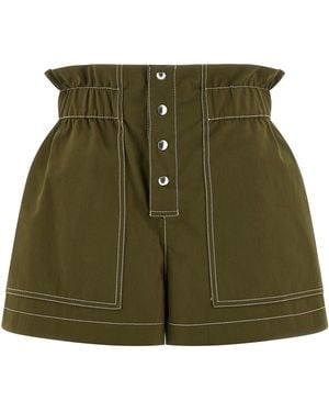 Marni Gabardine Shorts - Green