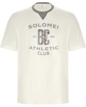 Brunello Cucinelli Cotton T-Shirt - White