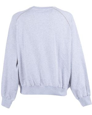 Deus Ex Machina One More Marle Crew Cotton Crewneck - Blue