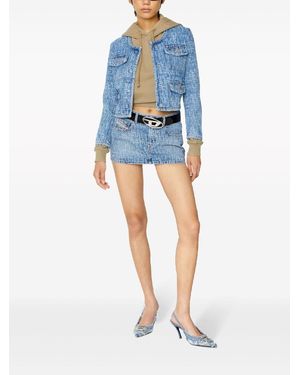 DIESEL Belts Calf Leather - Blue