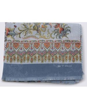 Etro Scarfs Co Modal - Metallic