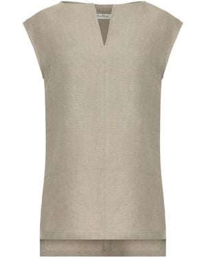 Max Mara Blouse Colimbo Linen Blouses - Natural