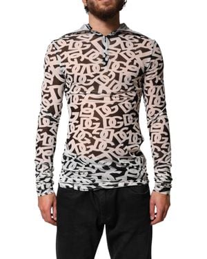 Dolce & Gabbana Dg Logo Long Sleeves Turtleneck Top And 08+Pa - White