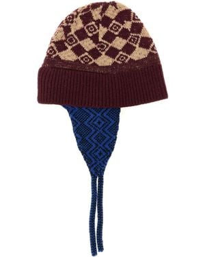 Dries Van Noten Wool Ear Muffs Accessory - Red