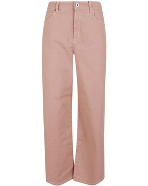 Weekend by Maxmara Drill Di Cotone Monoelastico Trama Jean - Pink