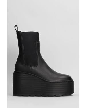 シューズ・サンダルその他 VIC MATIE' ELODIE BOOTIES Vic Matie フラットフォーム サンダル | ブラック | FARFETCH JP