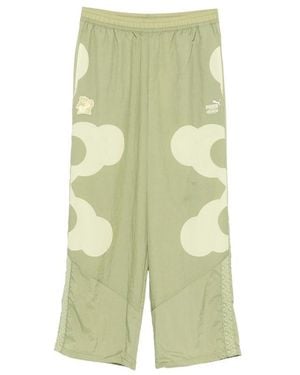 PUMA Trousers-Neutrals - Green