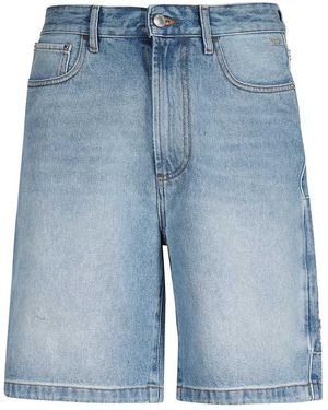Gcds Denim Bermuda Shorts - Blue