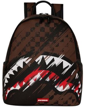 Sprayground Smeared Grunge Savage Backpack - Black