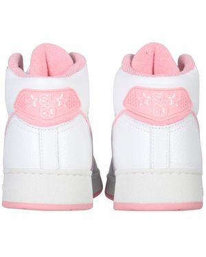 Saint Laurent High Sl-80 Sneakers Sneakers - Pink