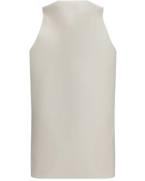 Balenciaga Beige Wool Oves Aries Casual Dress - White