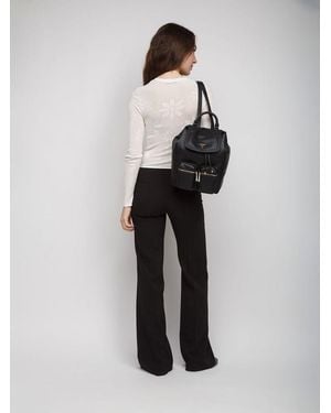 Guess Backpack Polyurethane Bags Backpacks - White