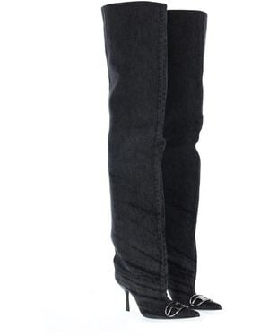 DIESEL D-Venus 90 Boots Cotton - Black